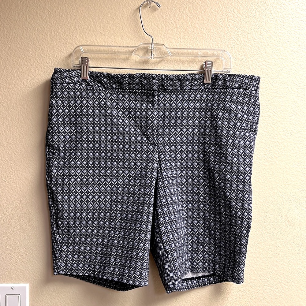 Mario Serrani Blue Bermuda Shorts